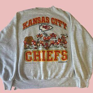 90s Kansas City Chiefs Looney Tunes Sweatshirt , Vtg Shirt Unisex Men Women
